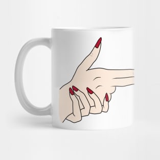 shooting hearts Mug